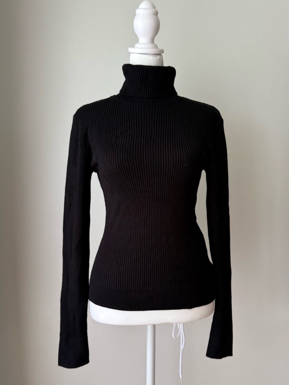Abercrombie & Fitch Black Ribbed Turtleneck Sweater M